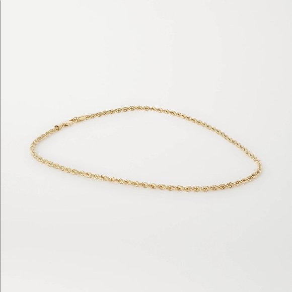Last 1! 18k Gold Rope Chain Necklace - Picture 3 of 5